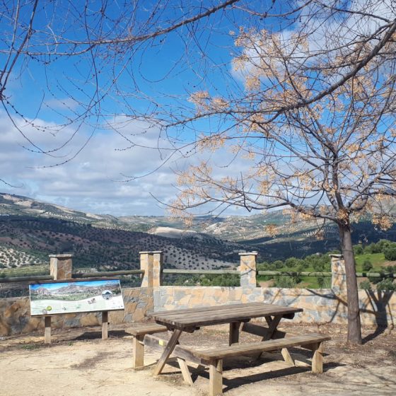 Fabulous views for a picnic at Olvera