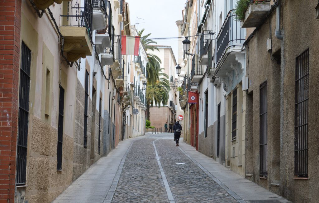 Cacares - typical Spanish street