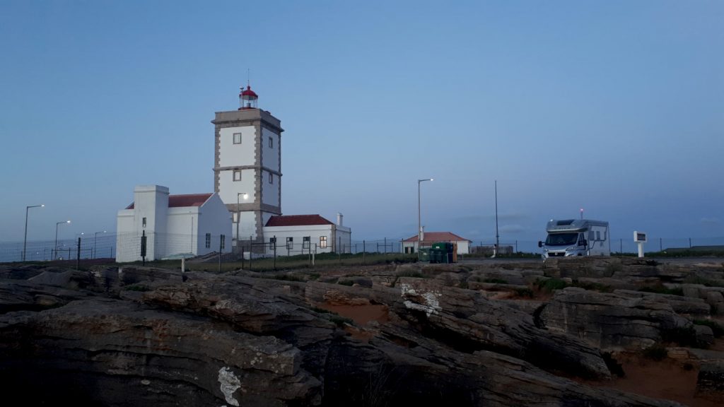 Parked at Cabo Carvoeiro lighthouse, Peniche