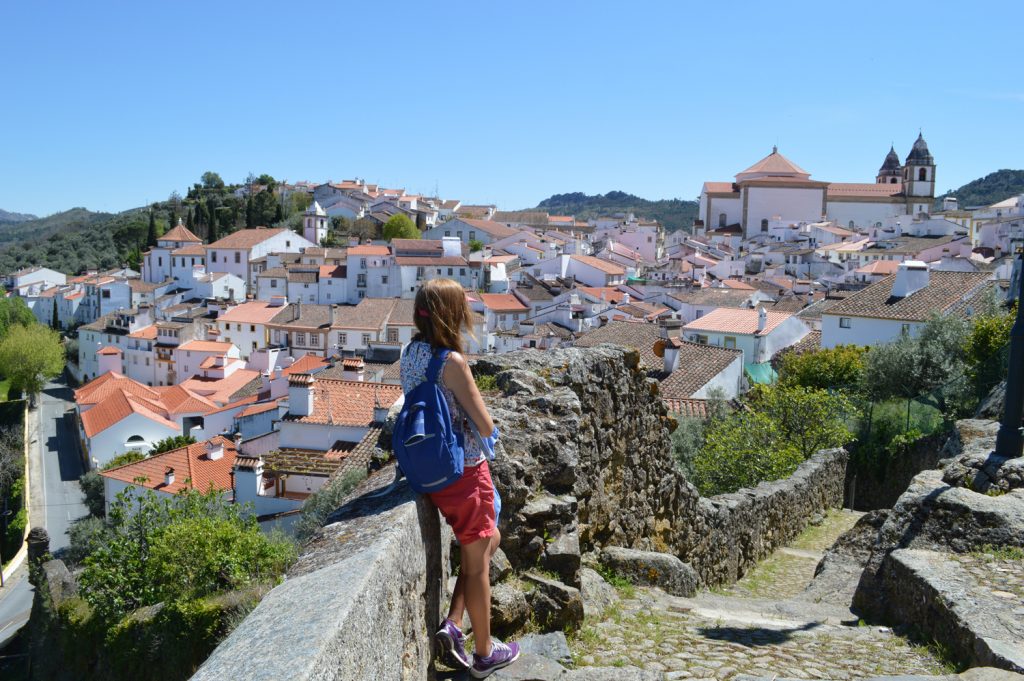 Castelo de Vide - Marcella takes in the view