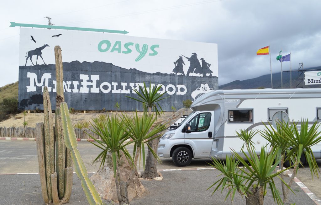 Buzz Laika Motorhome at Mini Hollywood, Tabernas