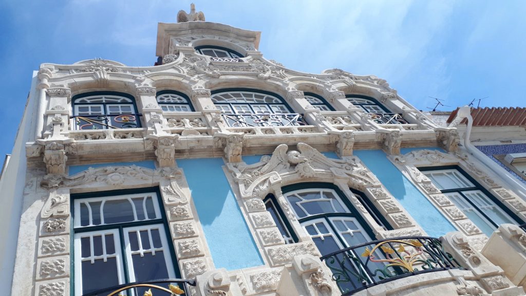 Art nouveau style abundant throughout Aveiro