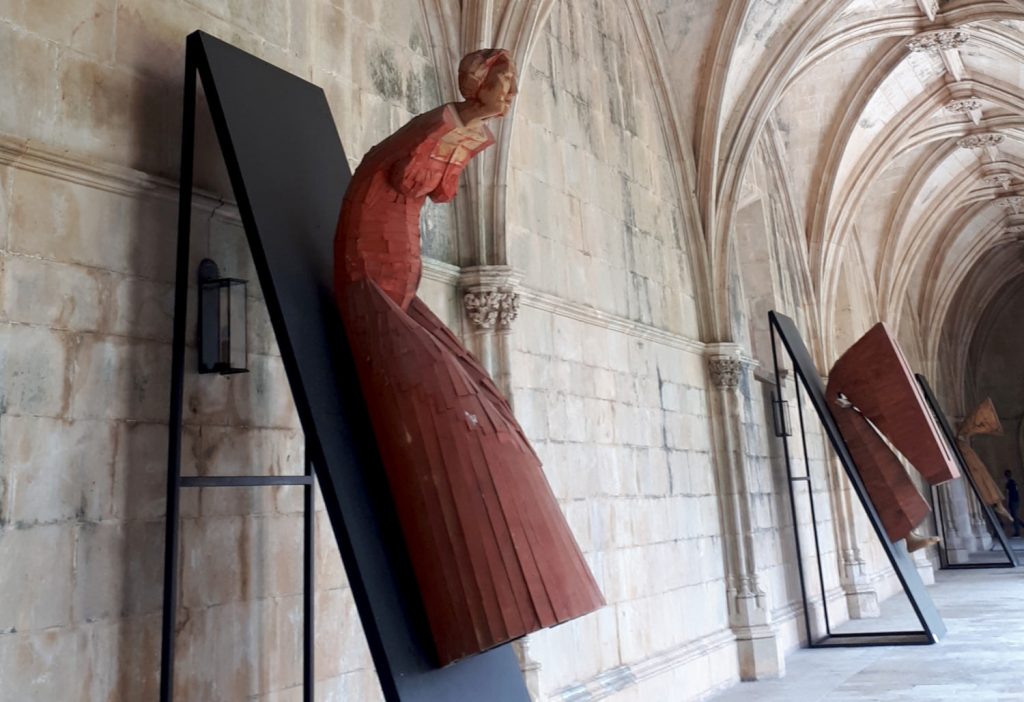 Batalha monastery with sculpture exhibits
