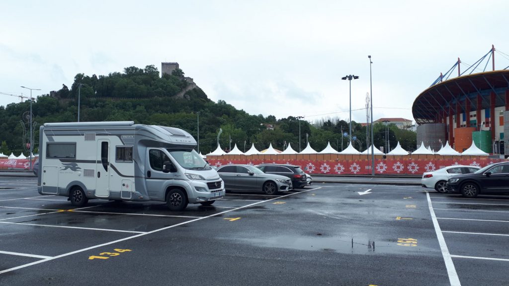 Leiria - Buzz Laika parked near football stadium