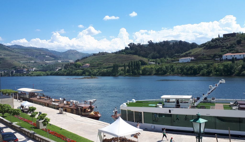 River cruise boats docked in Peso da Regua