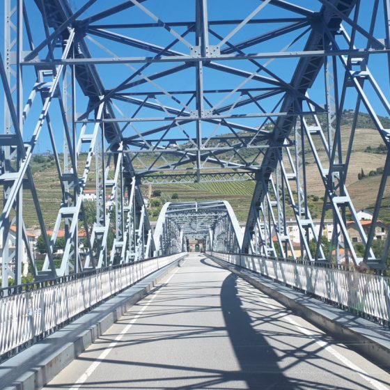 The bridge over the Douro River to Pinhao