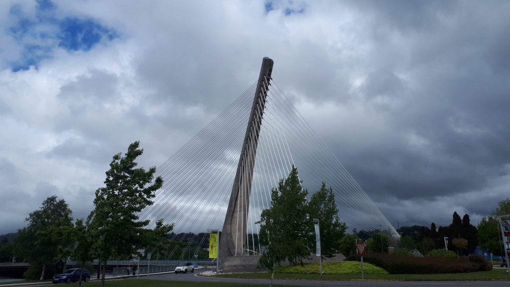 The 'whistling' bridge at Pontevedra