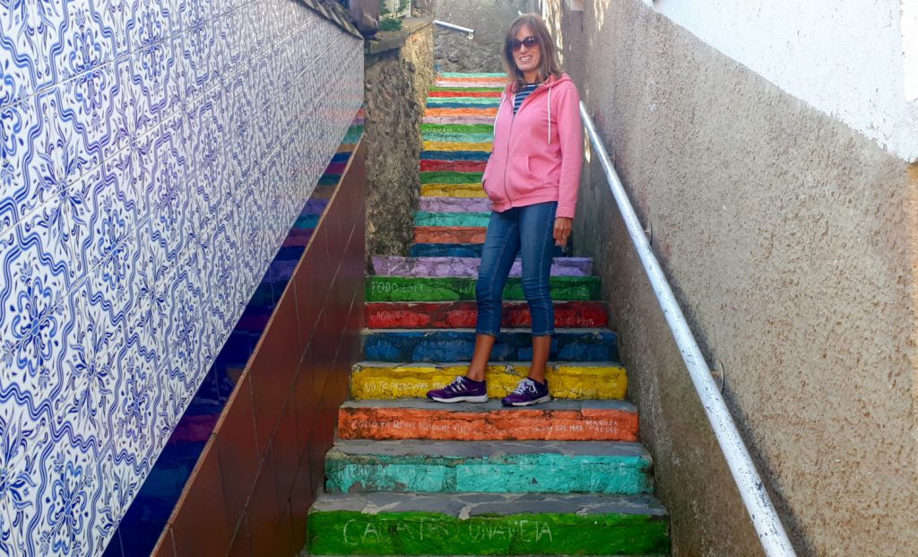 Ribadesella - Coloured steps