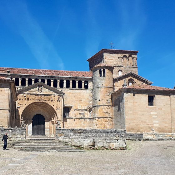 The old monastery now Collegiate church, a Spanish National monument