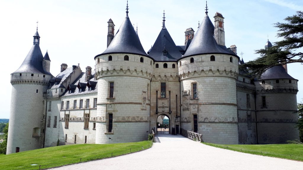 Chateau Chaumont main entrance, set in parkland