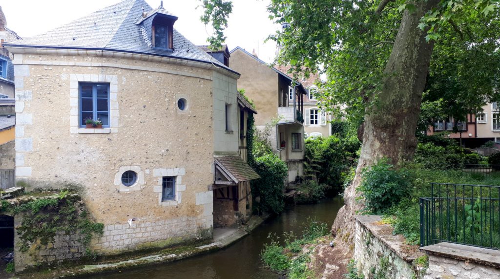 A lovely waterside walk through one of the oldest areas of Vendome