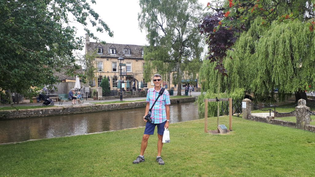 A quick pose by the river