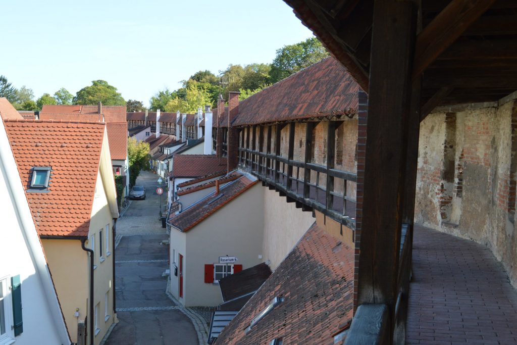 Part of the Nordlingen wall,where you can walk the entire wall.