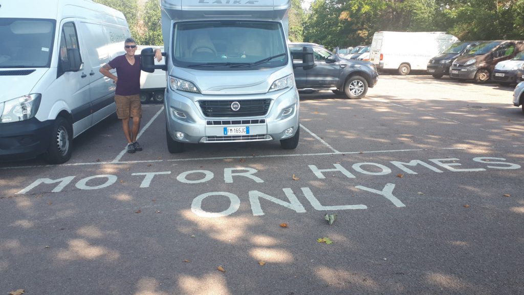 Bury St Edmunds motorhome parking - thank you!