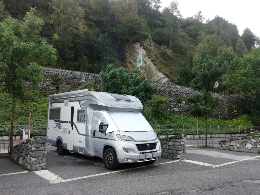 Andorra - Buzz parked in France ready for Andorra