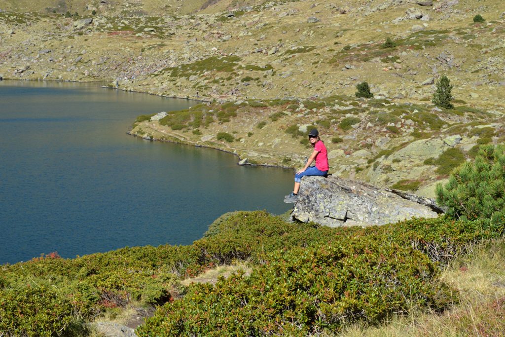 Andorra - taking in the view of the lakes