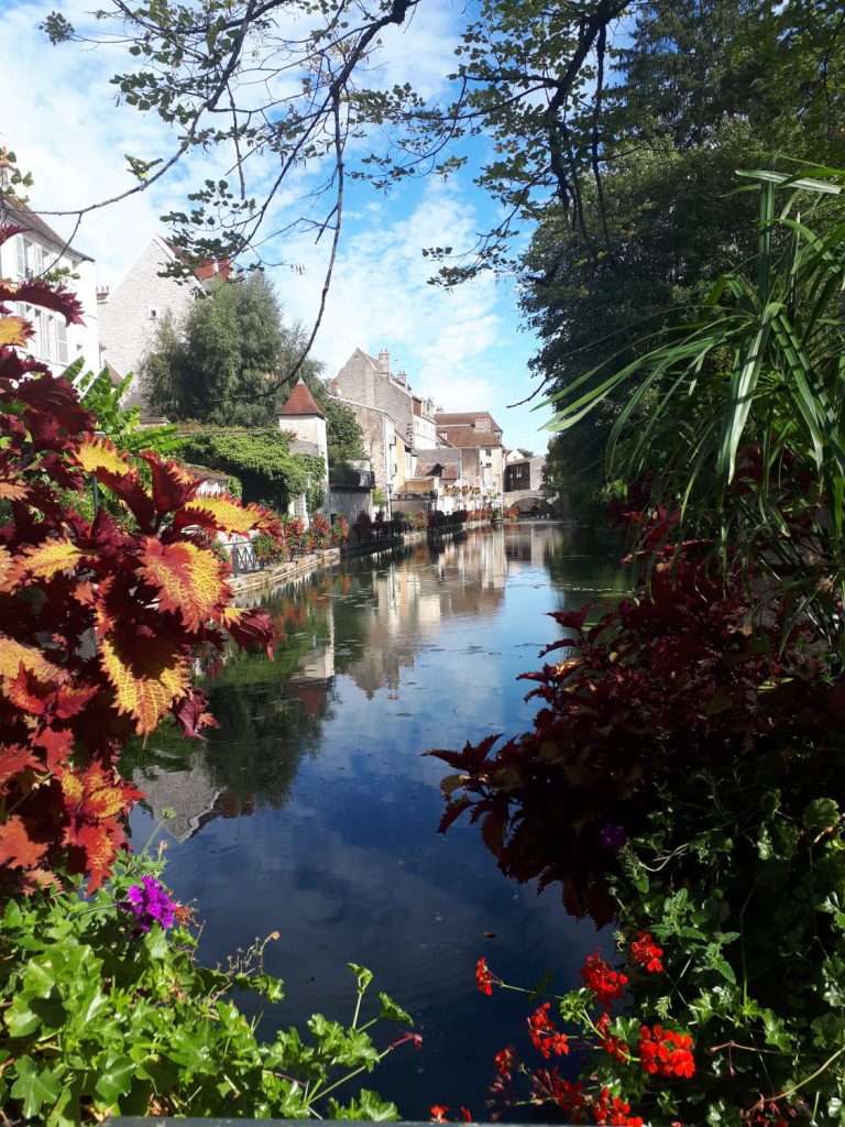 The Canal de Tanneurs running through the pretty town of Dole