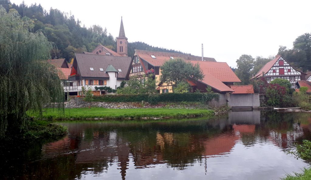 Schiltach's pretty setting alongside the Kinzig river