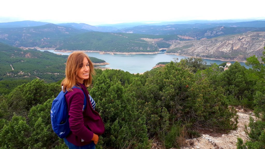 View from the Pico de Franco with the Benageber reservoir below