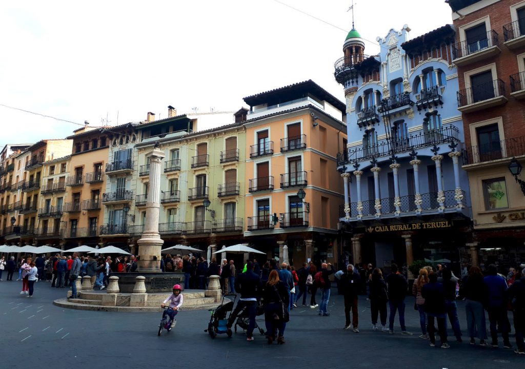 Plaza del Torico in the centre of Teruel city