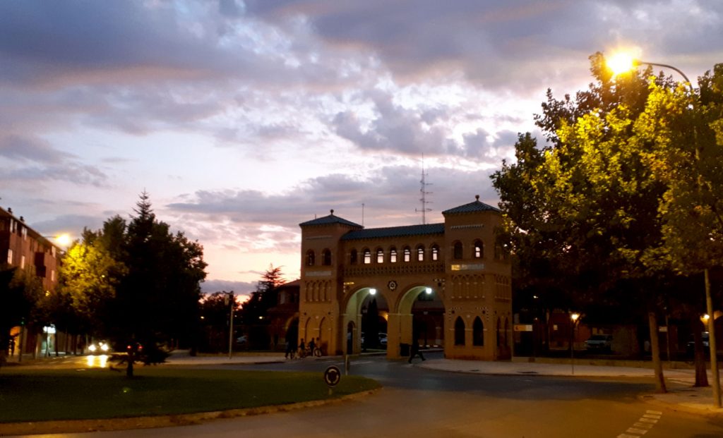 The entrance to the Civil Guard grounds