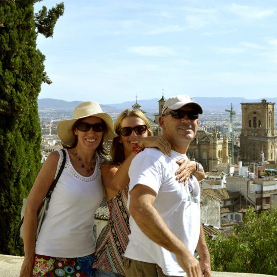 View from the Alhambra towards the Cathedral