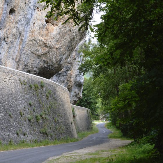 Tarn Gorge the face/head of Christ rock formation