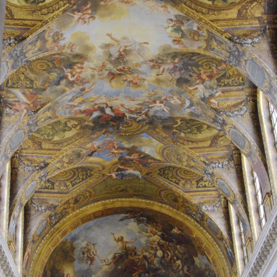 Palace of Versaille Organ vaulted gallery ceiling