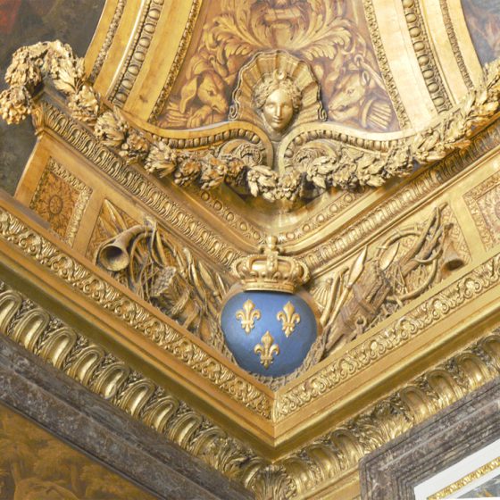 Chateau De Versaille Ceiling corner decoration