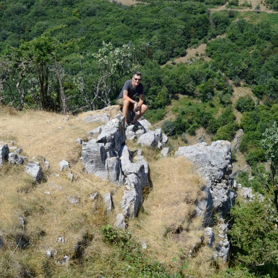 Perched atop The Cheddar Gorge