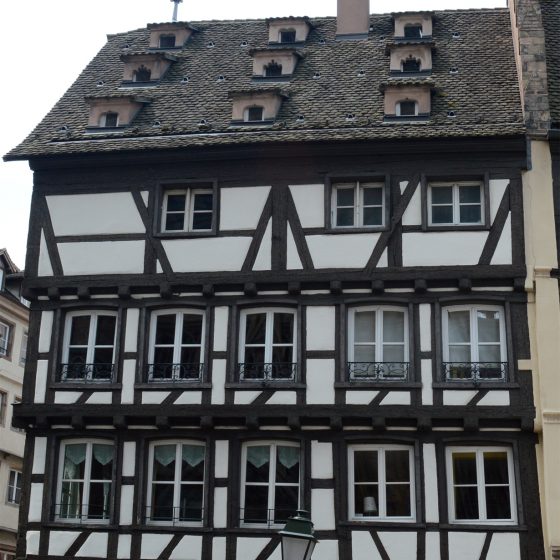 Strasbourg timber framed buildings