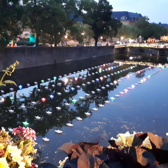 Metz river lights