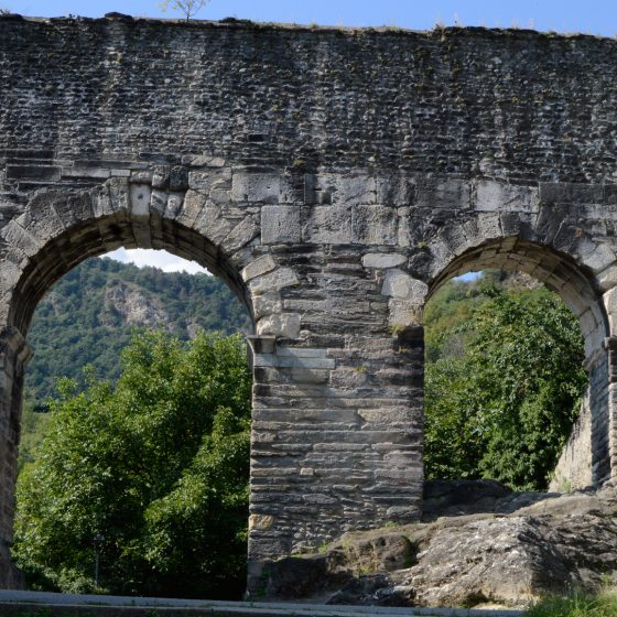 Susa remaining arches of the Roman aqueduct