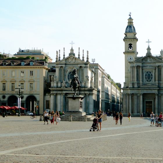 Turin Piazza shopping at it's best