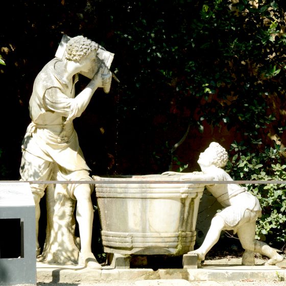 Florence Giardino Biblo Statue