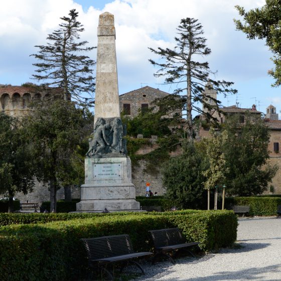 San Gimignano memorial gardens
