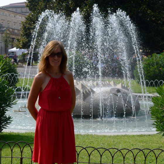 Verona marcella Piazza Bra Fountain