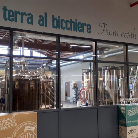 Beer brewing at Eataly World