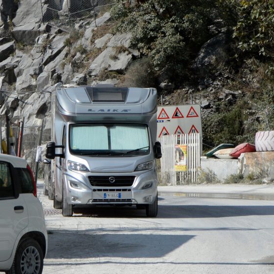 Carrara Buzz Parked at Marble Tours