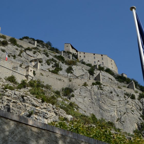 Vauban designed Entreveaux Fort perched up high