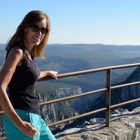 Taking in the spectacular views of the gorges