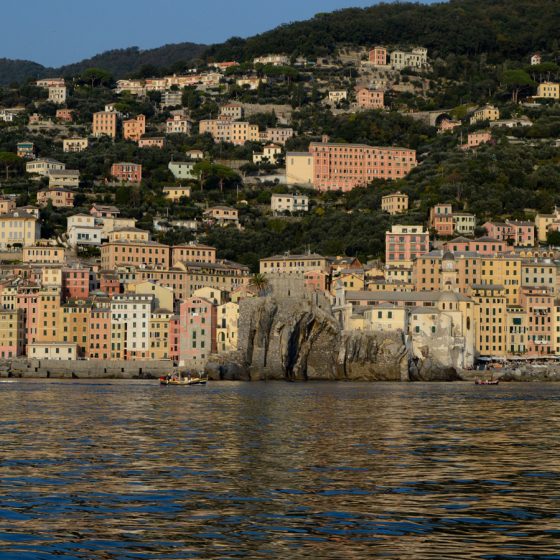 San Roco - Camogli seen from boat trip back