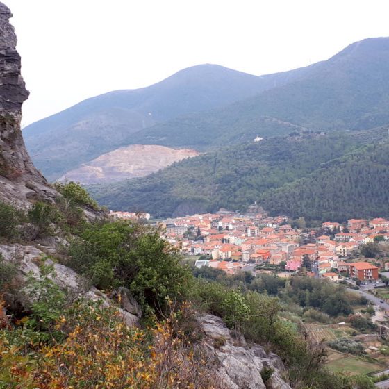 View from the Toirano cave exit