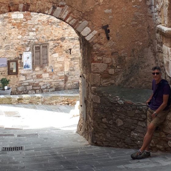 Stone archway in Campigliano