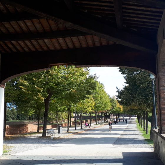 Gatehouse in Lucca's city walls