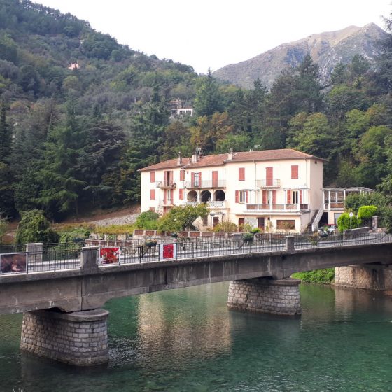 Bridge over the Roya River in Breil