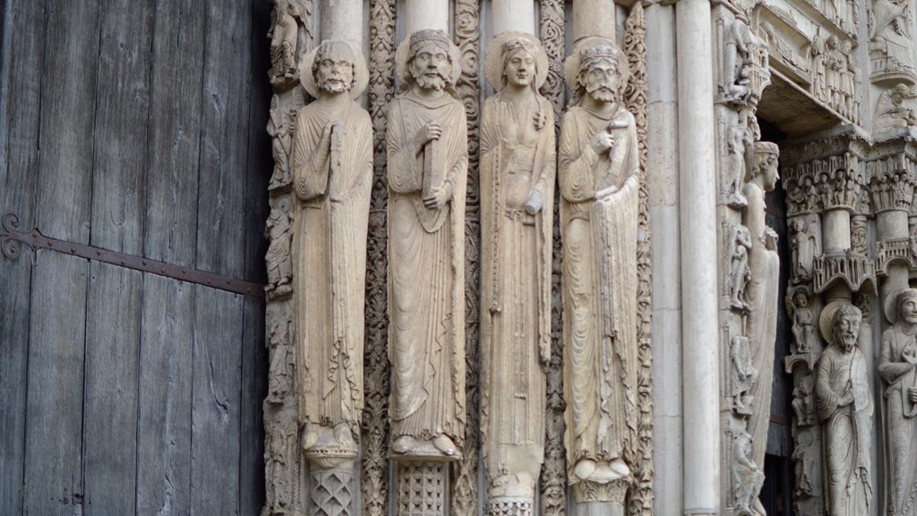 Chartres Cathedral - Exterior Carving around the north portal