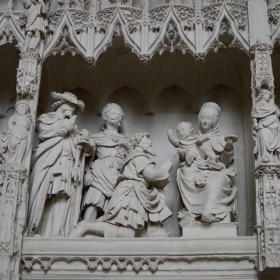 Chartres Cathedral - Choir screen post Cleaning and renovation