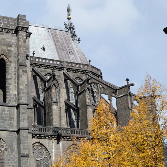 Clermont Ferrand black lava cathedral