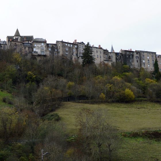 St Flour - ancient upper town by day